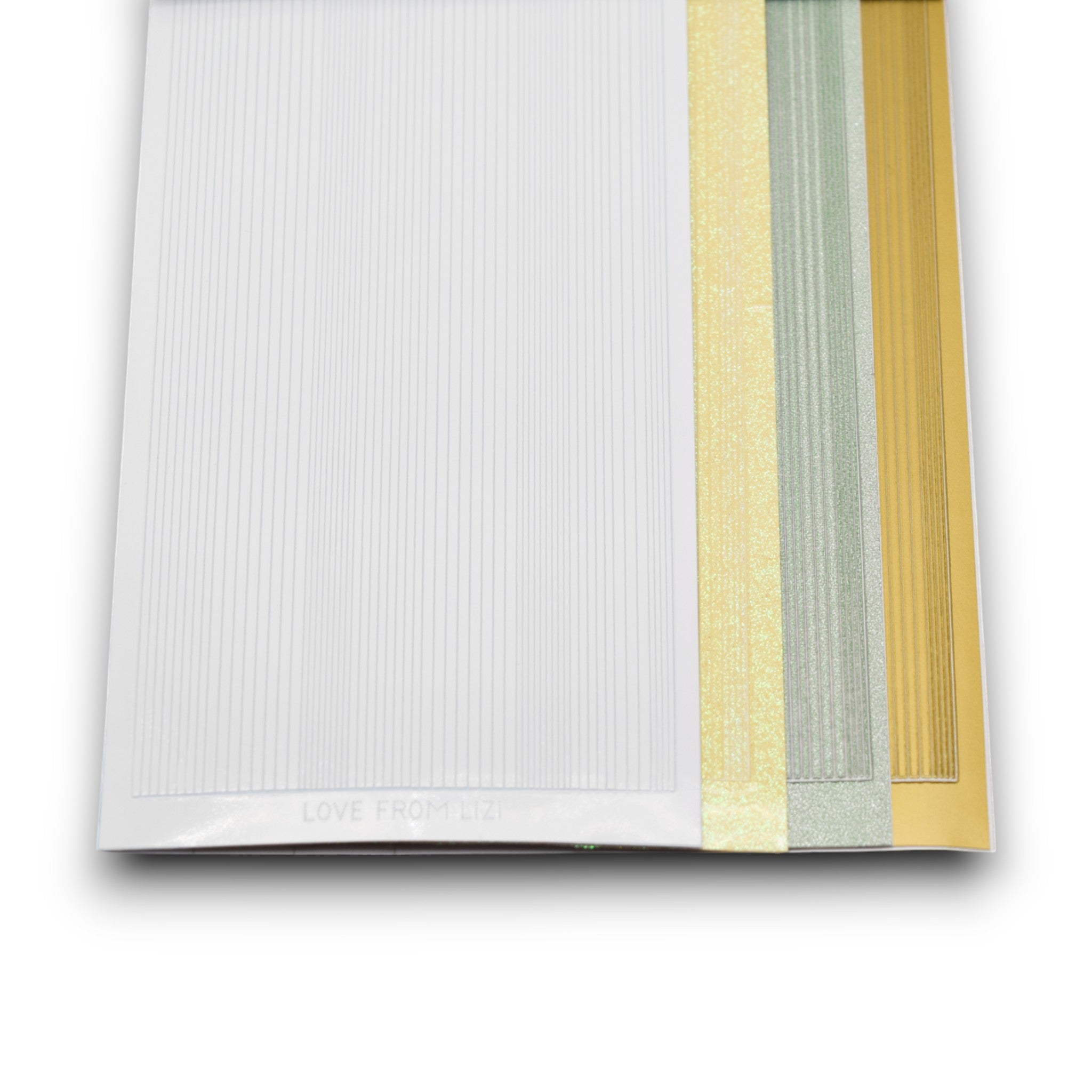 Live Love Laugh - Pin Stripe Peel-Off 4 Pack